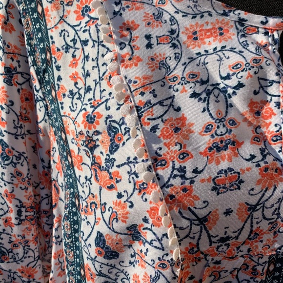 NWOT Derek Heart peasant blouse Sz M - Picture 5 of 8